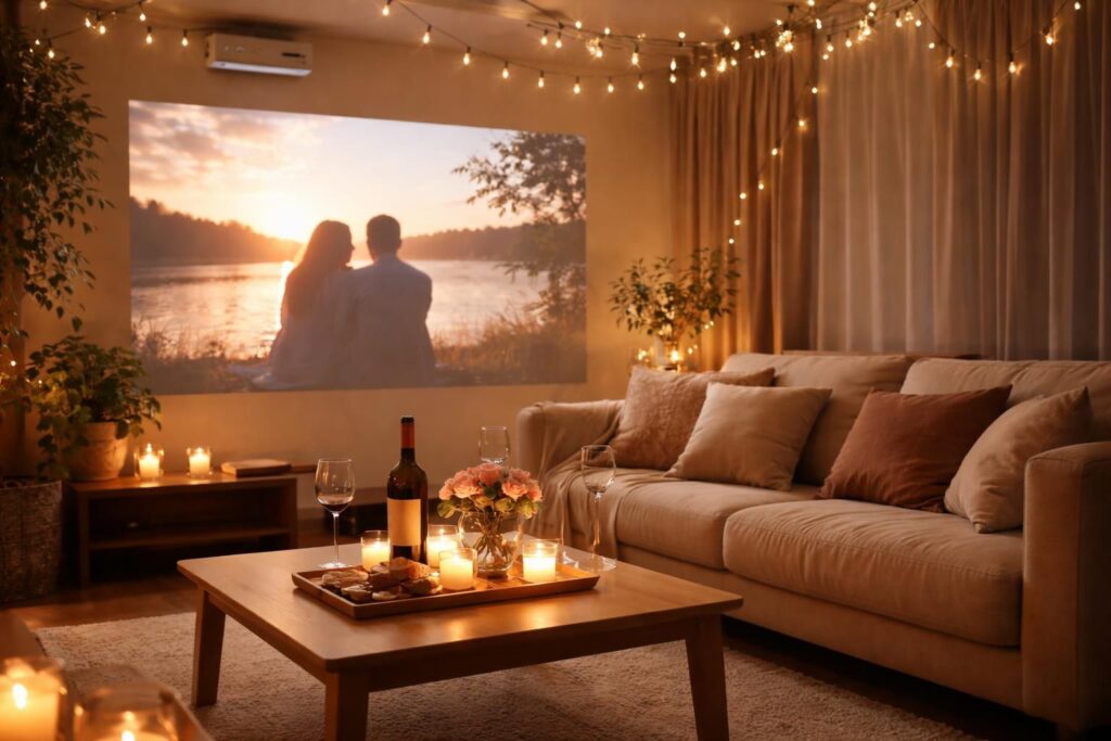 découvrez comment créer une ambiance romantique parfaite pour un date grâce au vidéoprojecteur acer. astuces et idées pour une soirée séduction réussie.