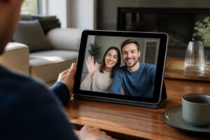 découvrez l'ipad air : la solution idéale pour les couples à distance avec une qualité audio et visuelle exceptionnelle, parfaite pour vos rendez-vous en visio.